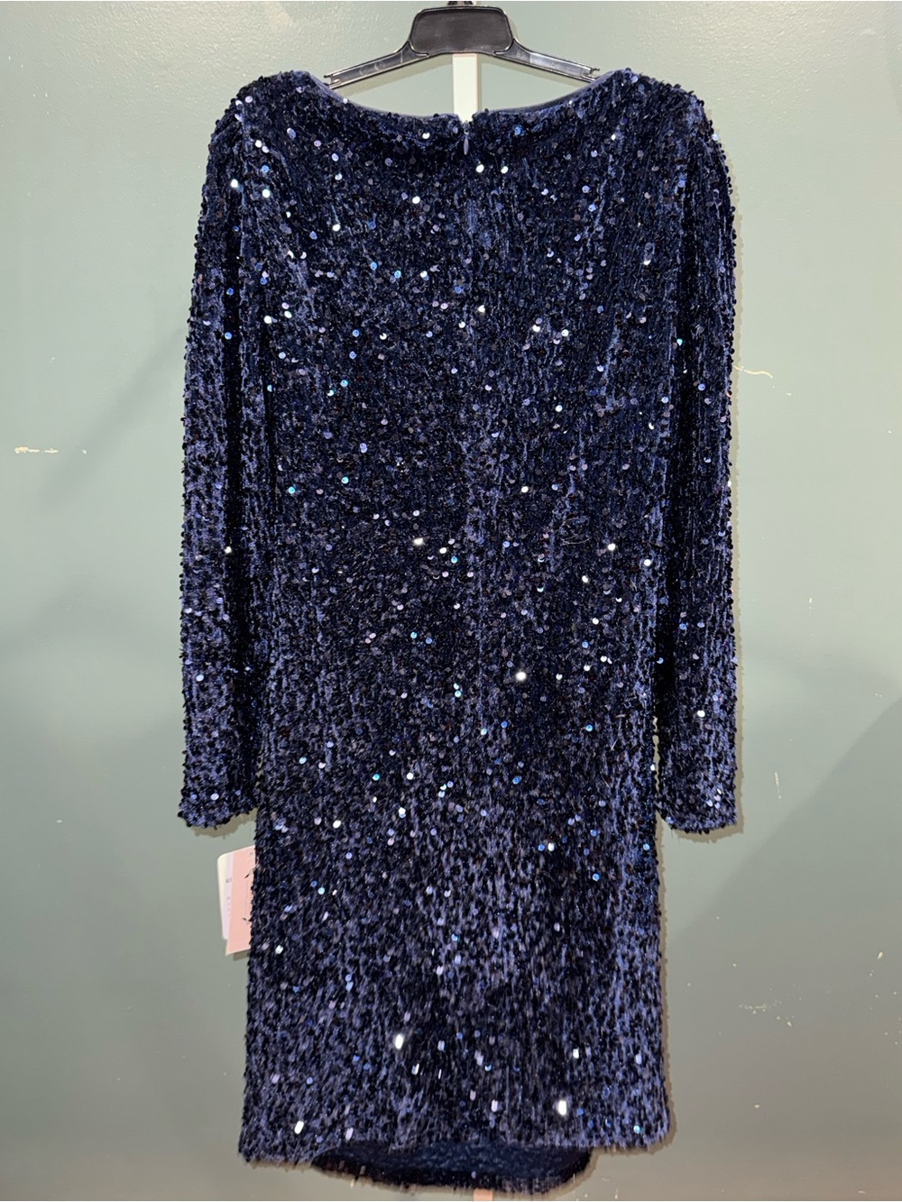 Nanette Lepore Navy Sequin Midi Dress - Picture 4 of 4